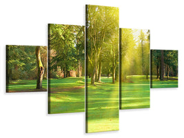 5-piece-canvas-print-in-the-park