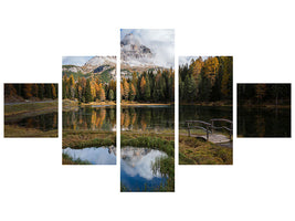 5-piece-canvas-print-lake-antorno