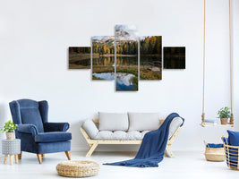 5-piece-canvas-print-lake-antorno