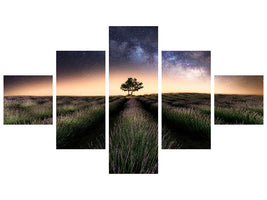 5-piece-canvas-print-lavender-way