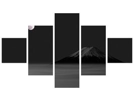 5-piece-canvas-print-mount-fuji