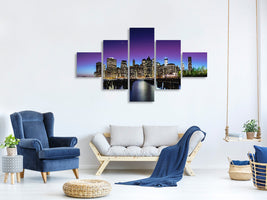 5-piece-canvas-print-new-york-sky-line