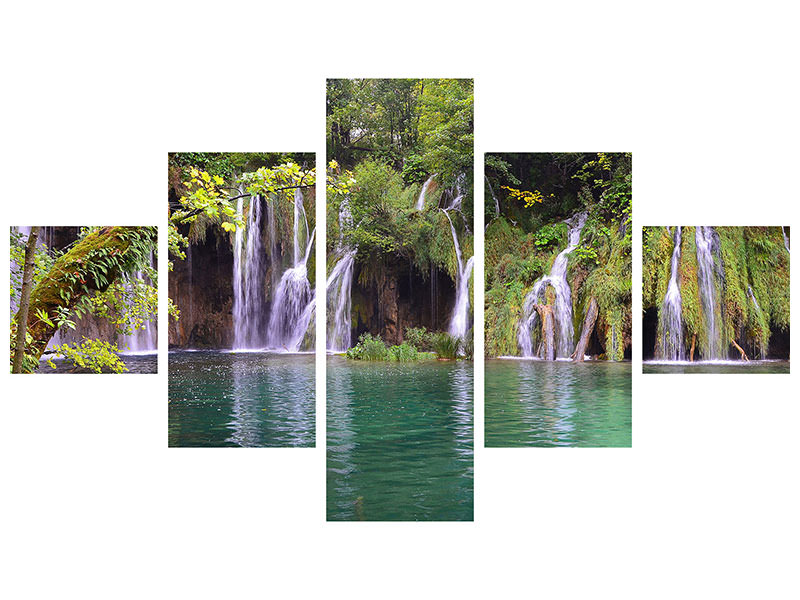 5-piece-canvas-print-plitvice-lakes-national-park