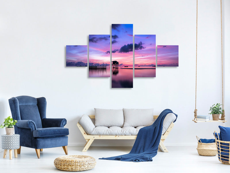 5-piece-canvas-print-quiet-sunrise