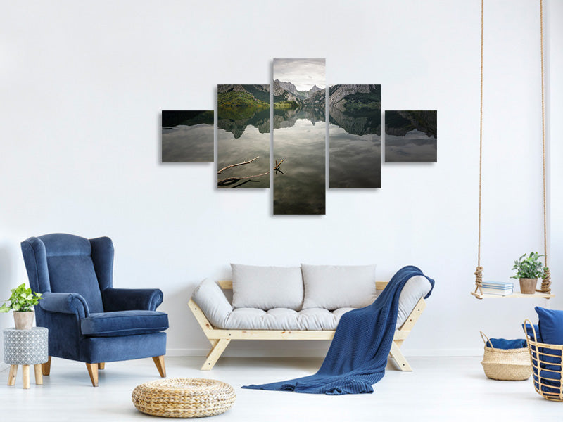 5-piece-canvas-print-reflection-v