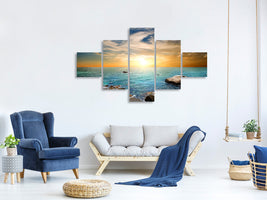 5-piece-canvas-print-seawater