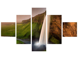 5-piece-canvas-print-seljalandsfoss