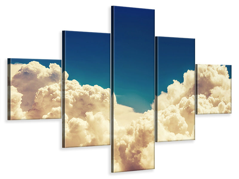 5-piece-canvas-print-sky-clouds