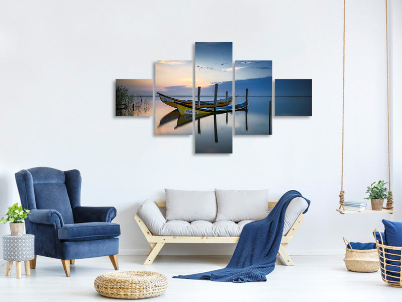 5-piece-canvas-print-the-boats