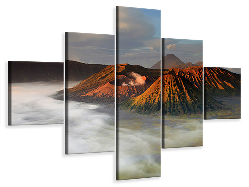 5-piece-canvas-print-the-bromo-volcano