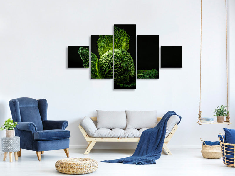 5-piece-canvas-print-the-cabbage