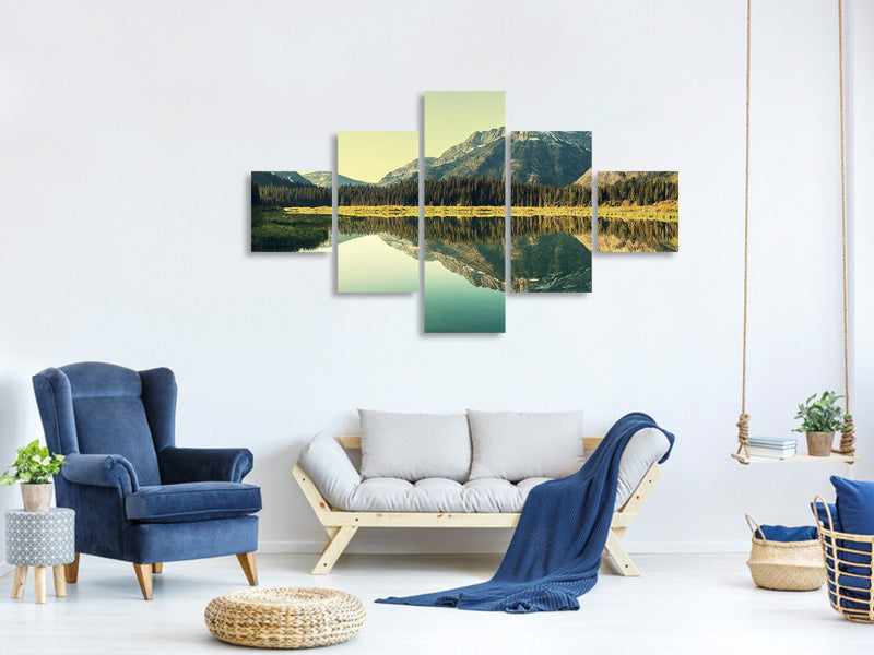 5-piece-canvas-print-the-lake