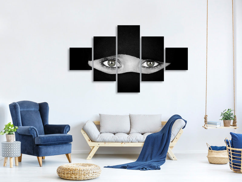 5-piece-canvas-print-the-language-of-the-eyes