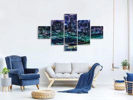 5-piece-canvas-print-tokyo