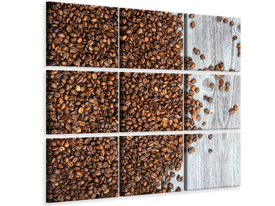 9-piece-canvas-print-coffee-beans