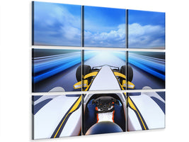 9-piece-canvas-print-in-racecar