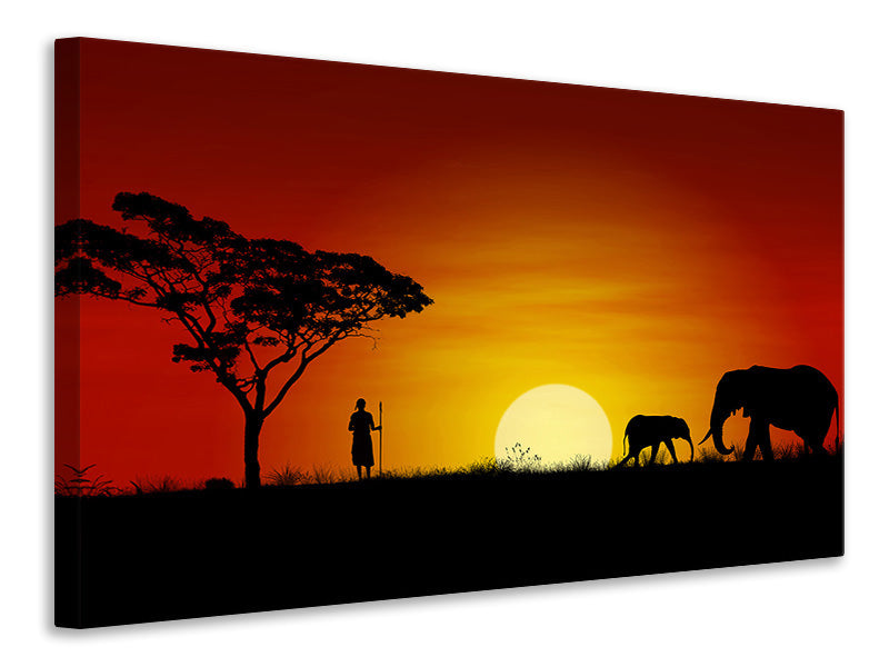 canvas-print-african-steppe-elephant