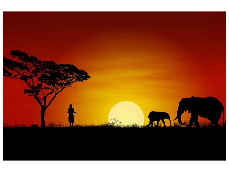 canvas-print-african-steppe-elephant