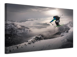 canvas-print-backcountry-skiing-x