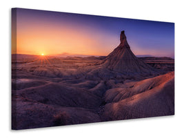 canvas-print-bardenas-in-blue