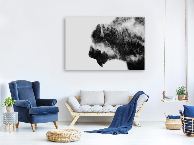 canvas-print-bison-x