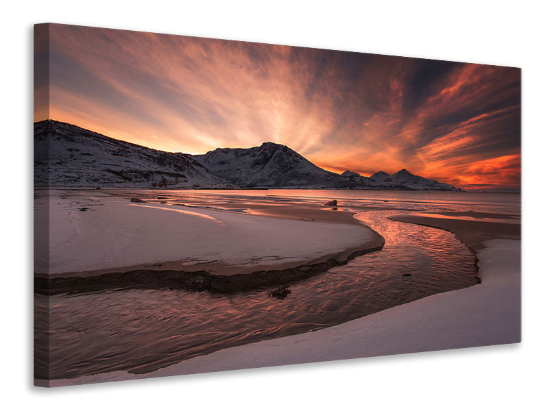 canvas-print-golden-sunset