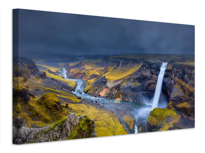 canvas-print-iceland-waterfall-x