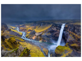 canvas-print-iceland-waterfall-x