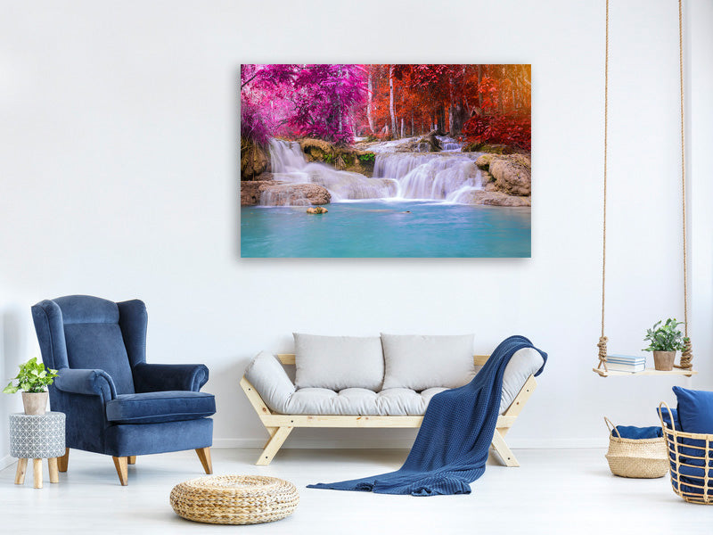 canvas-print-paradisiacal-waterfall