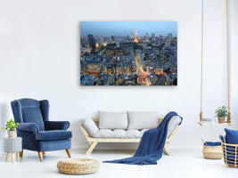 canvas-print-paris-in-the-evening