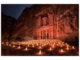 canvas-print-petra-by-night-ii