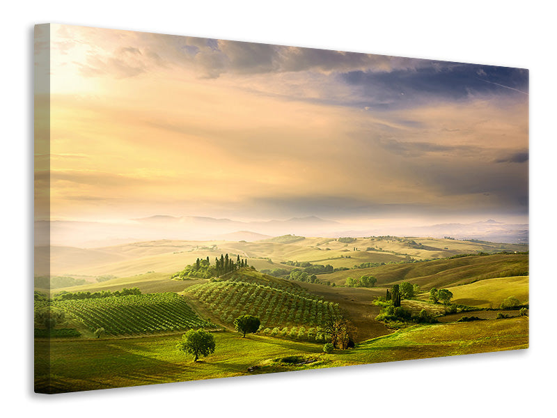 canvas-print-podere-belvedere-sunrise