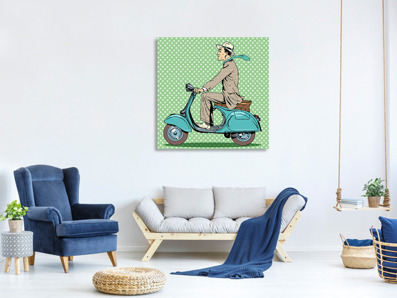 canvas-print-pop-art-vespa-driver