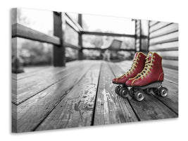 canvas-print-retro-roller-skates