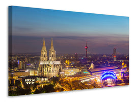 canvas-print-skyline-cologne-cathedral-at-night