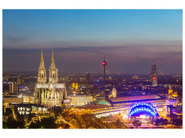 canvas-print-skyline-cologne-cathedral-at-night