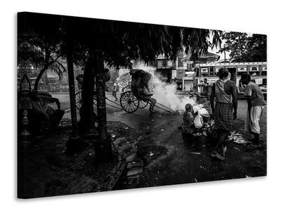 canvas-print-streets-of-colcatta-india