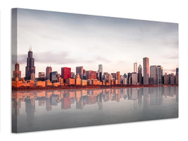 canvas-print-sunrise-at-chicago-x