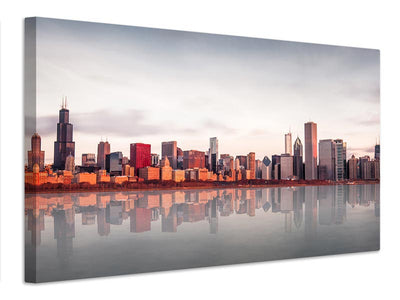 canvas-print-sunrise-at-chicago-x