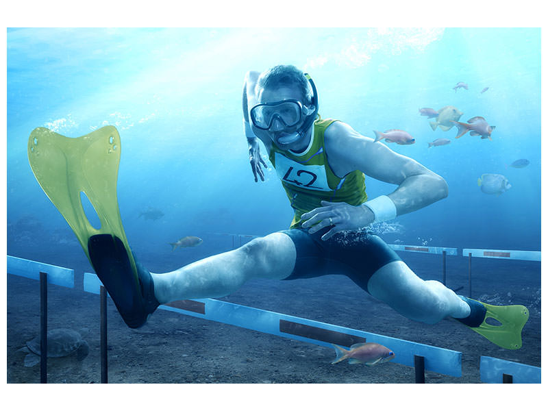 canvas-print-underwater-hurdling