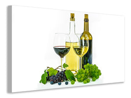 canvas-print-white-wine-and-red-wine