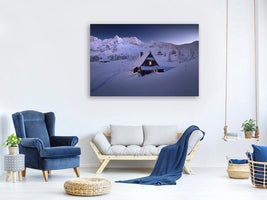 canvas-print-winter-hut-x