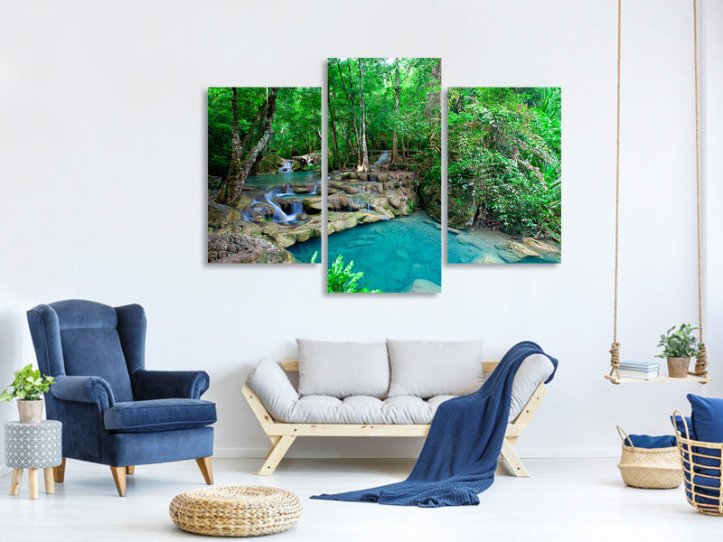 modern-3-piece-canvas-print-at-the-foot-of-erawan