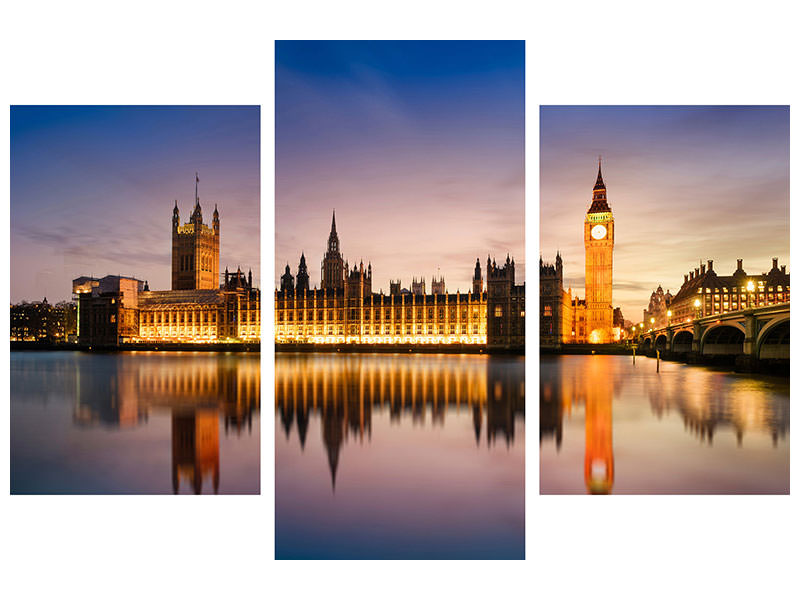 modern-3-piece-canvas-print-big-ben-at-night