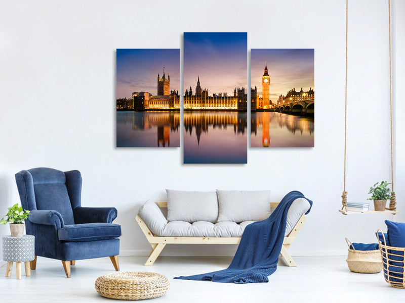 modern-3-piece-canvas-print-big-ben-at-night