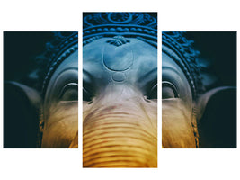 modern-3-piece-canvas-print-close-up-ganesha