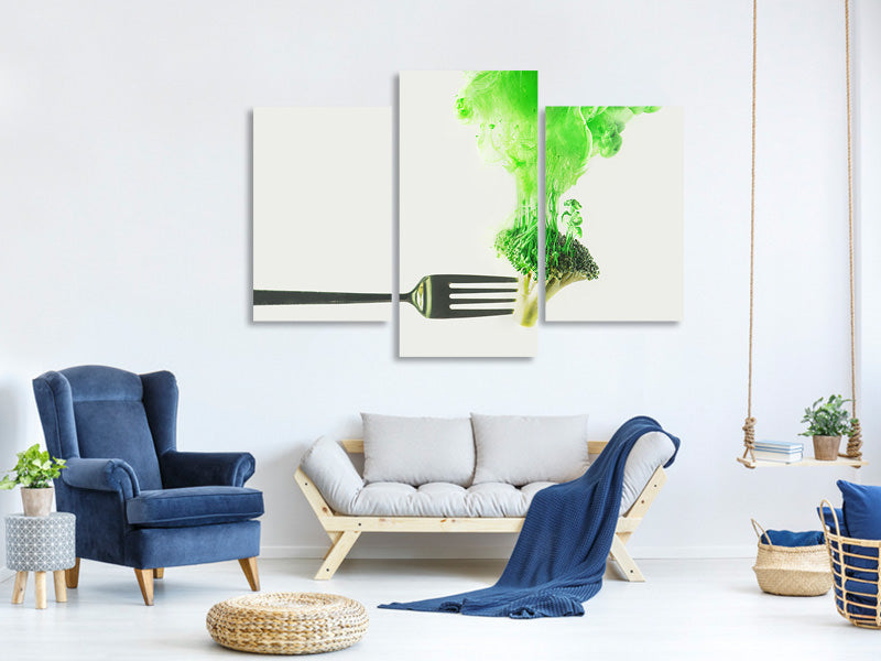 modern-3-piece-canvas-print-disintegrated-broccoli