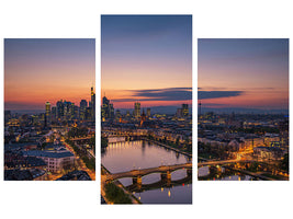 modern-3-piece-canvas-print-frankfurt-skyline-at-sunset