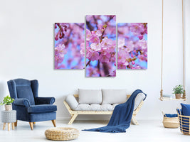 modern-3-piece-canvas-print-gorgeous-cherry-blossom