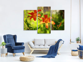 modern-3-piece-canvas-print-lilies-in-nature